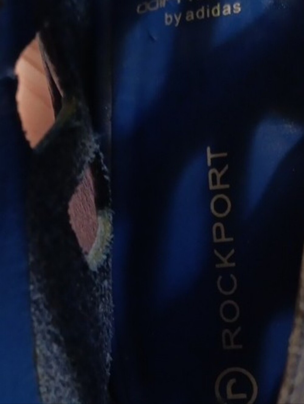 Rockport Blue Cutout Wedge Sandals - Picture 6 of 6